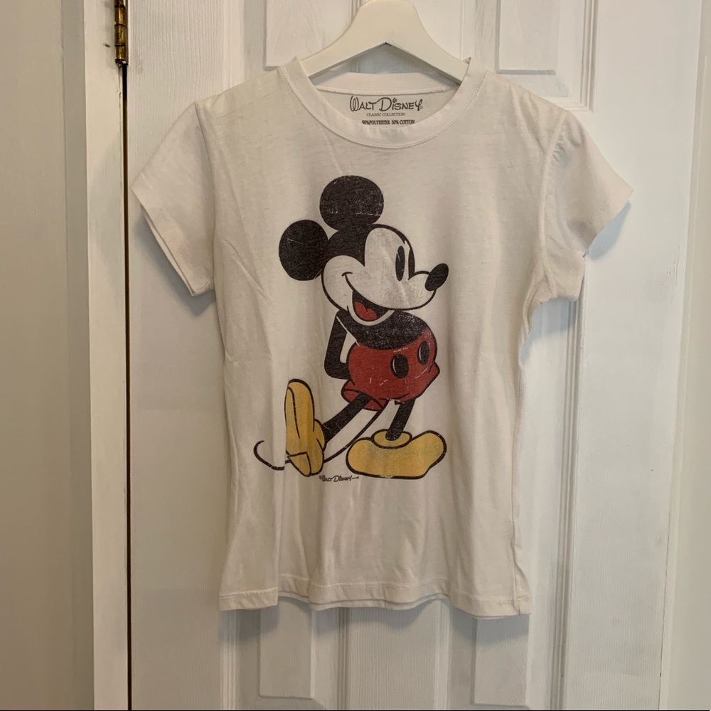 Walt Disney White Mickey Shirt